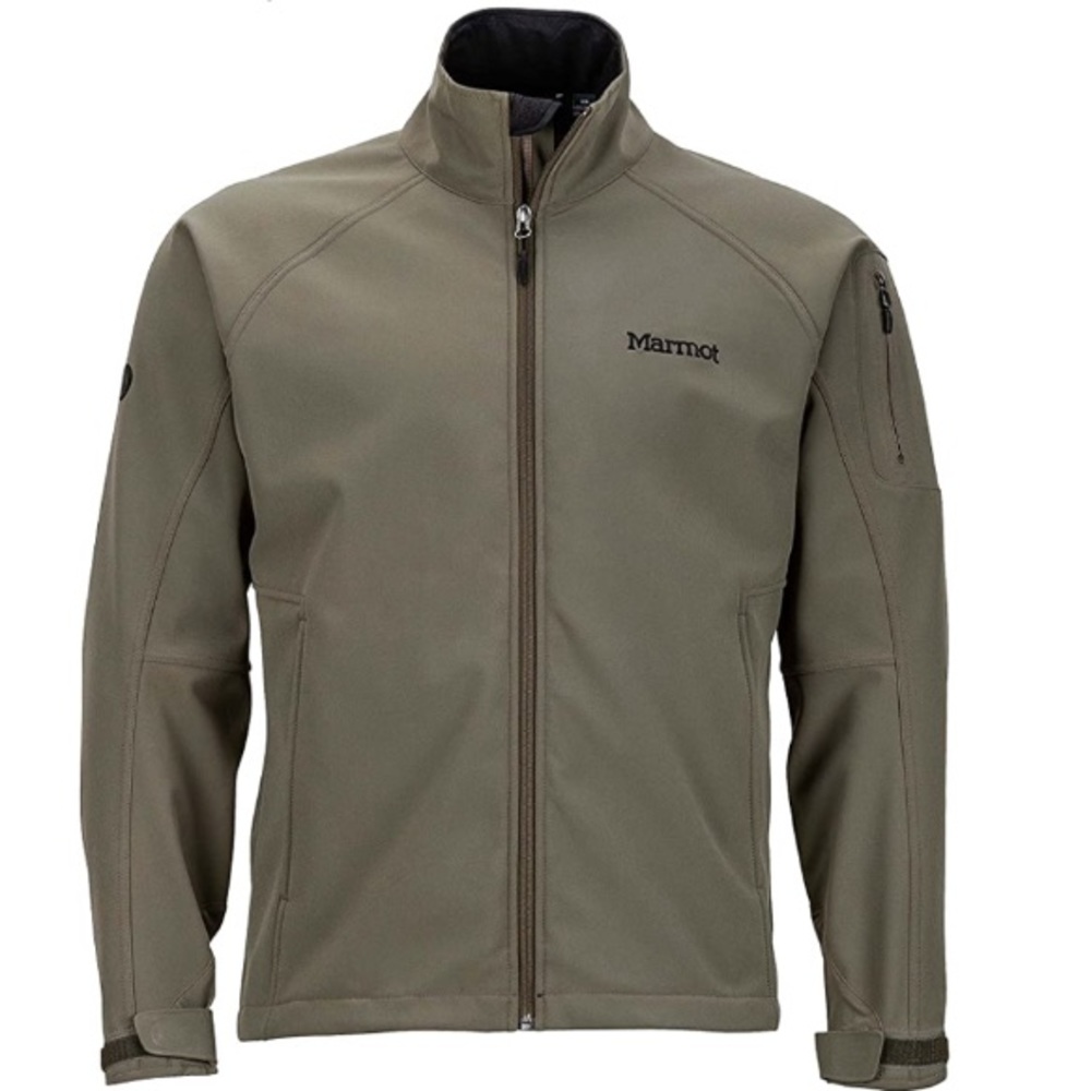 NWT Marmot Deep Olive SoftShell Windbreaker Jacket